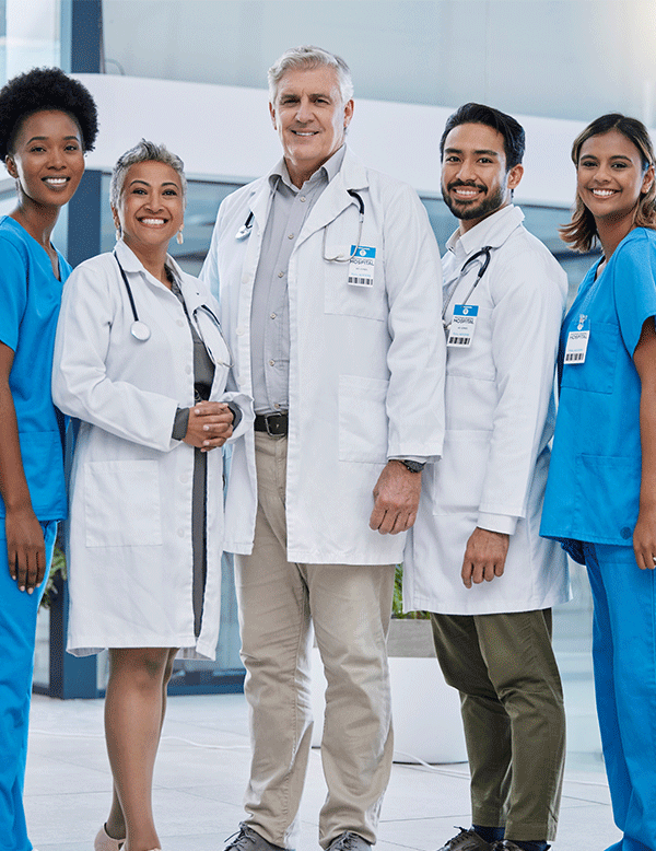 Dr. Deborah Blades and medical team providing patient care